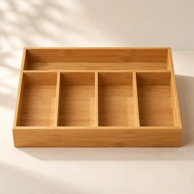 Bamboo Drawer Organizer