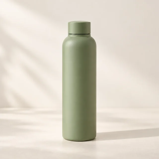 Complete sage stainless steel water bottle