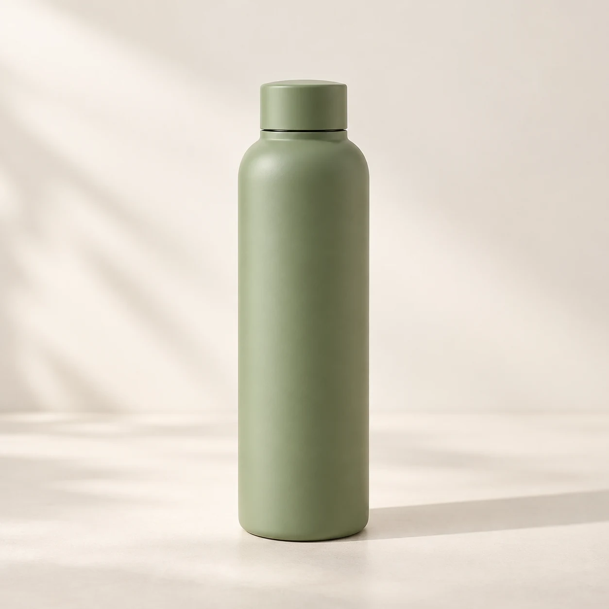 Complete sage stainless steel water bottle